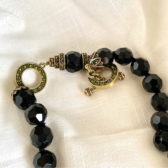 Heidi Daus Double Necklace and Earring Set Estate Jewelry Vintage Heidi Daus - Picture 2 of 10